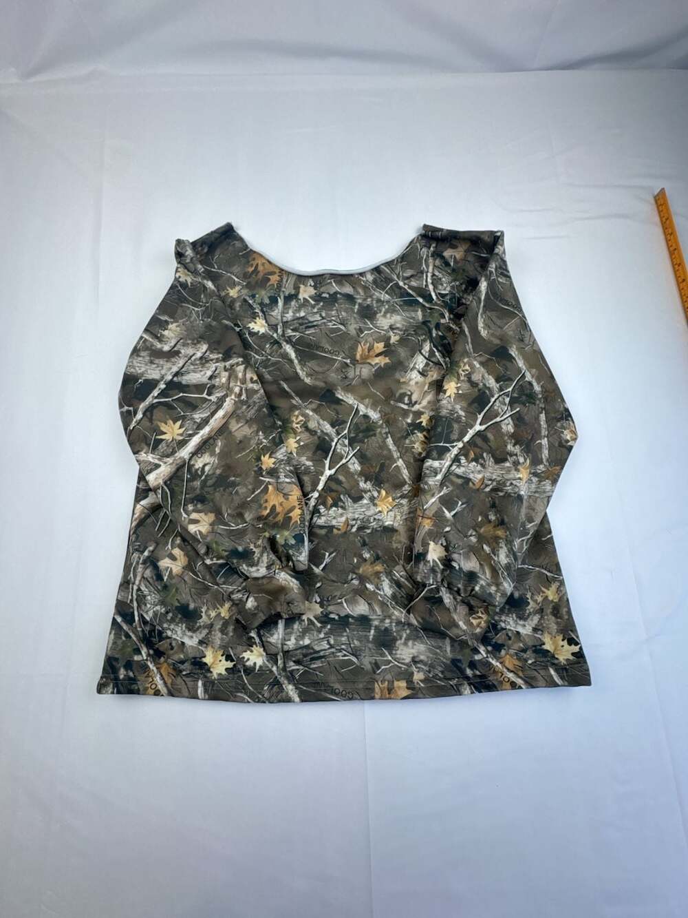 SHEIN Coolane Womens Y2K Off-the-Shoulder Camouflage Maple Leaf Print Sweatshirt